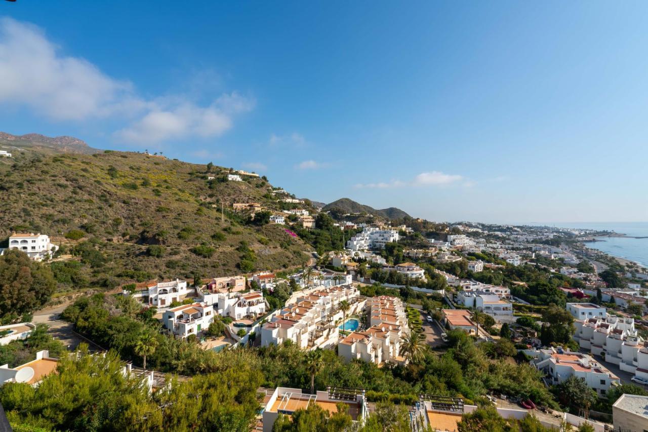 Chalet Con Vistas Al Mar Y Piscina Mojacar Exterior photo