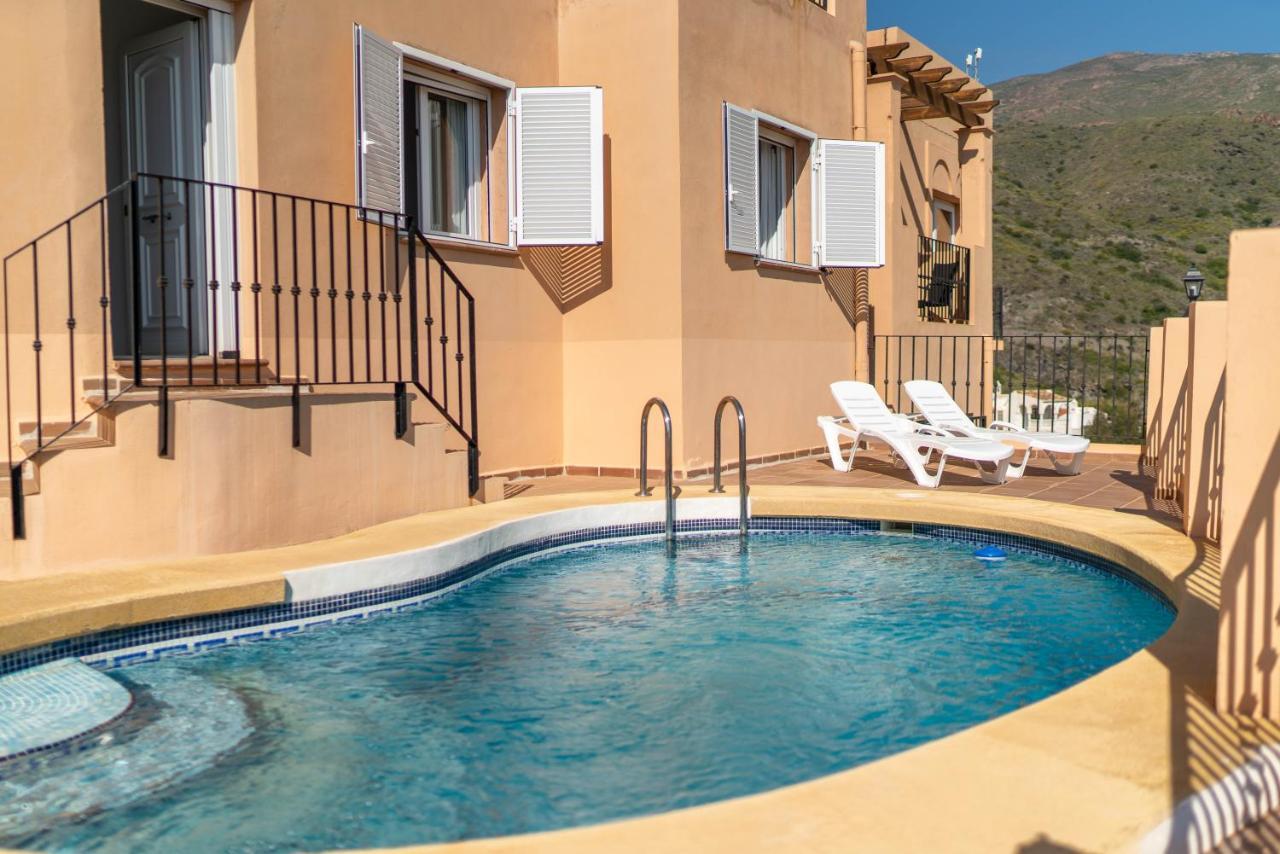 Chalet Con Vistas Al Mar Y Piscina Mojacar Exterior photo
