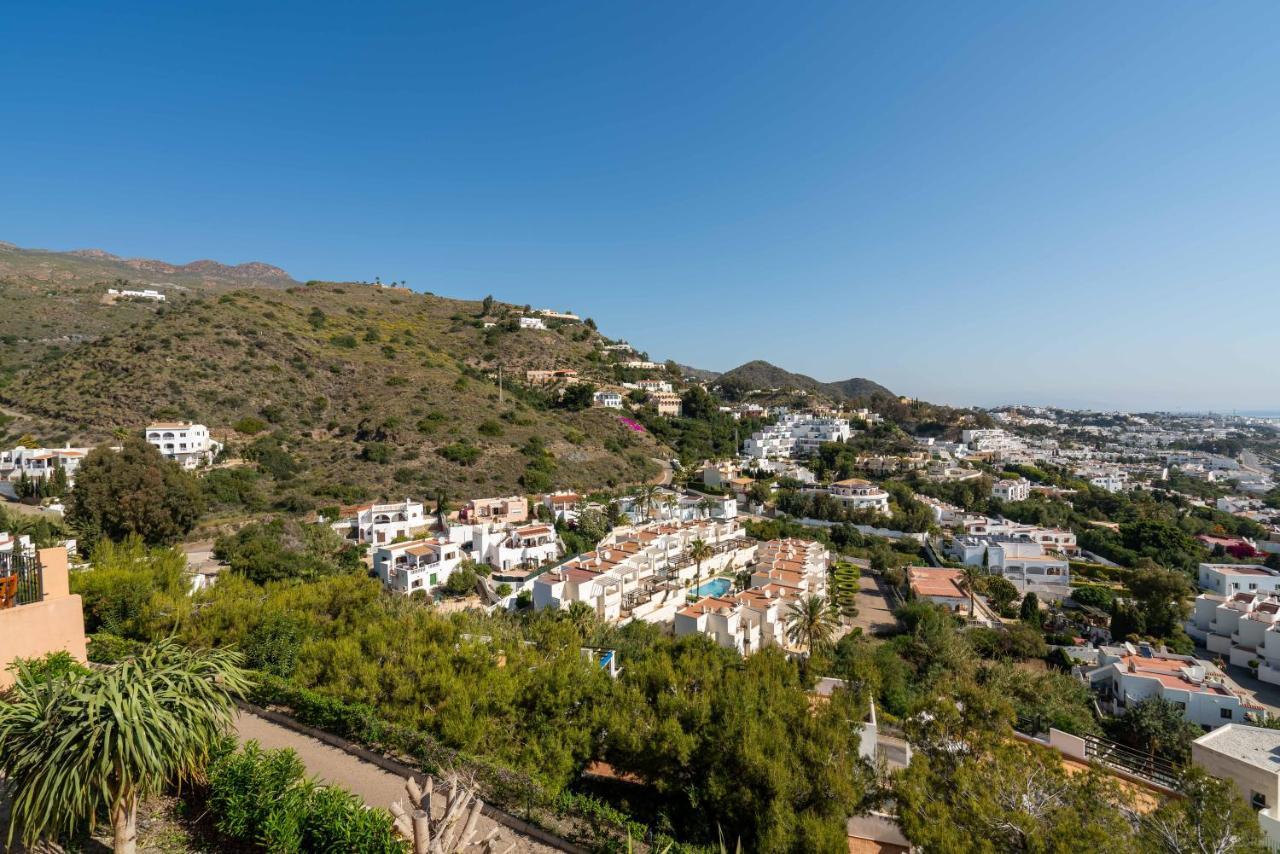 Chalet Con Vistas Al Mar Y Piscina Mojacar Exterior photo