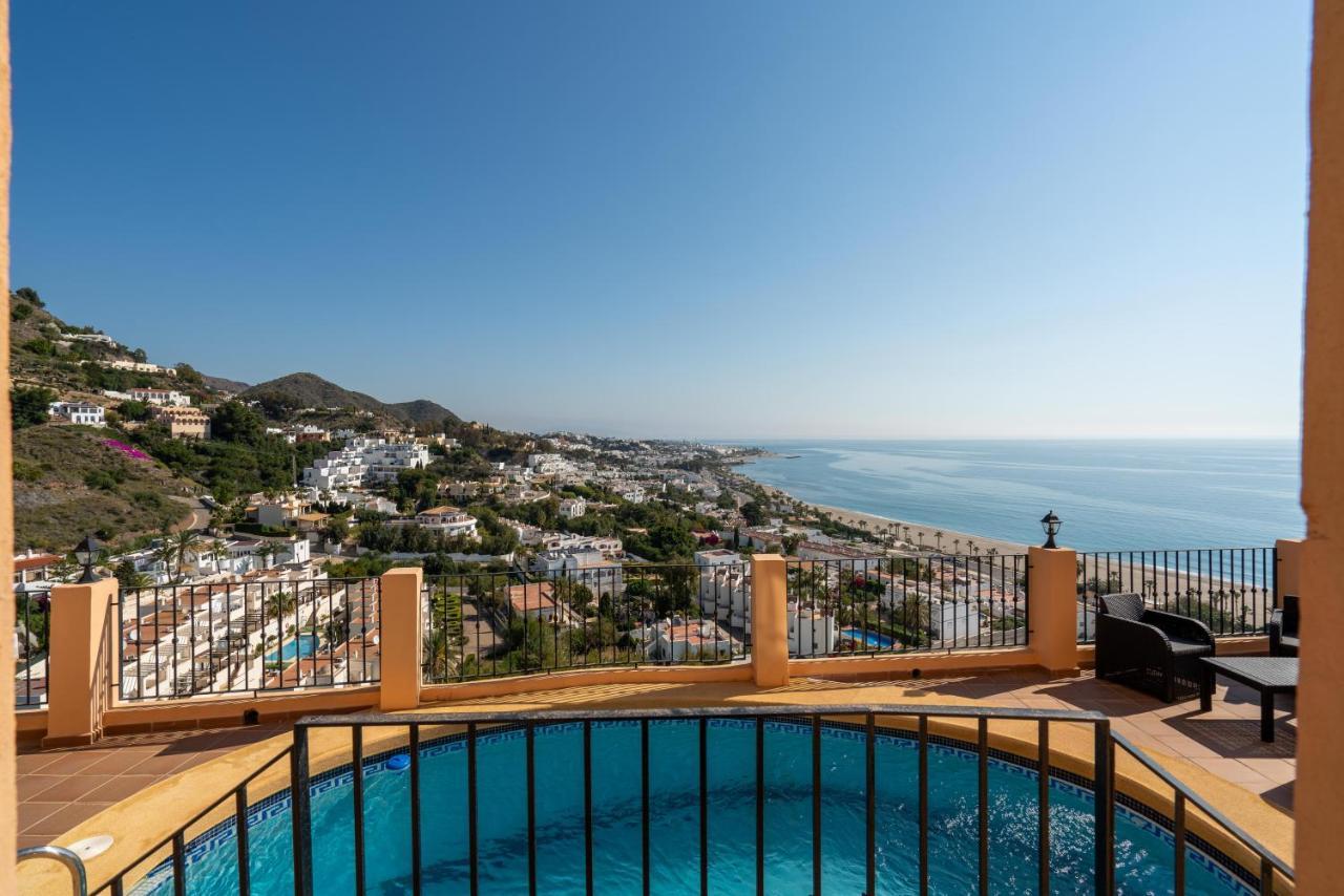 Chalet Con Vistas Al Mar Y Piscina Mojacar Exterior photo