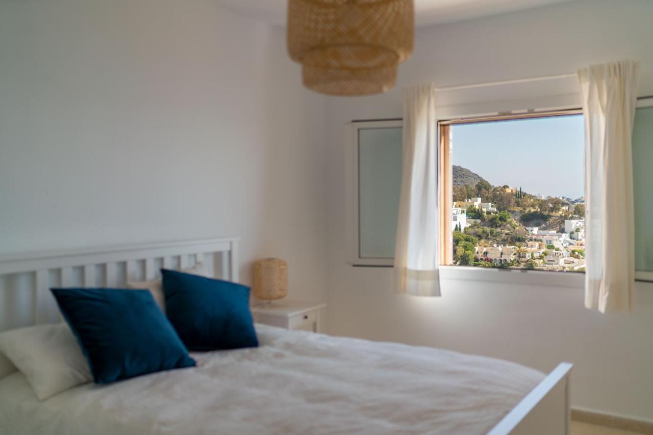 Chalet Con Vistas Al Mar Y Piscina Mojacar Exterior photo