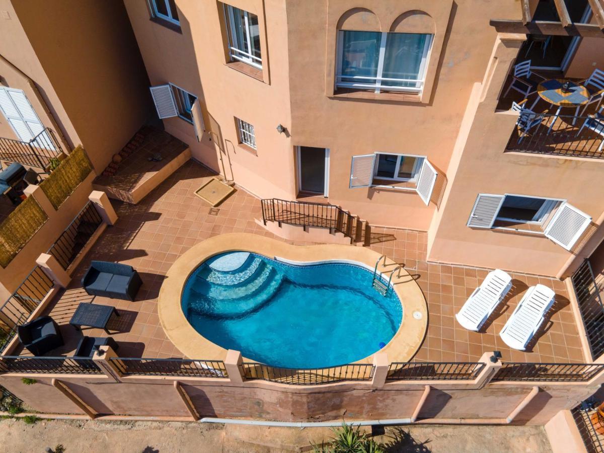 Chalet Con Vistas Al Mar Y Piscina Mojacar Exterior photo