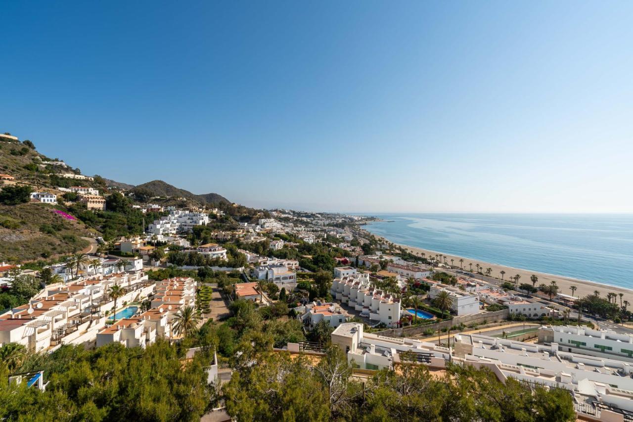Chalet Con Vistas Al Mar Y Piscina Mojacar Exterior photo