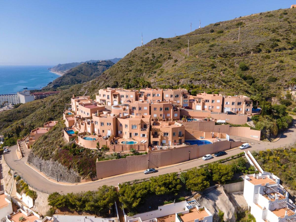 Chalet Con Vistas Al Mar Y Piscina Mojacar Exterior photo