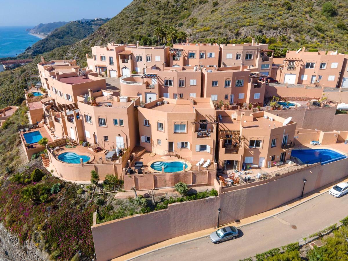 Chalet Con Vistas Al Mar Y Piscina Mojacar Exterior photo