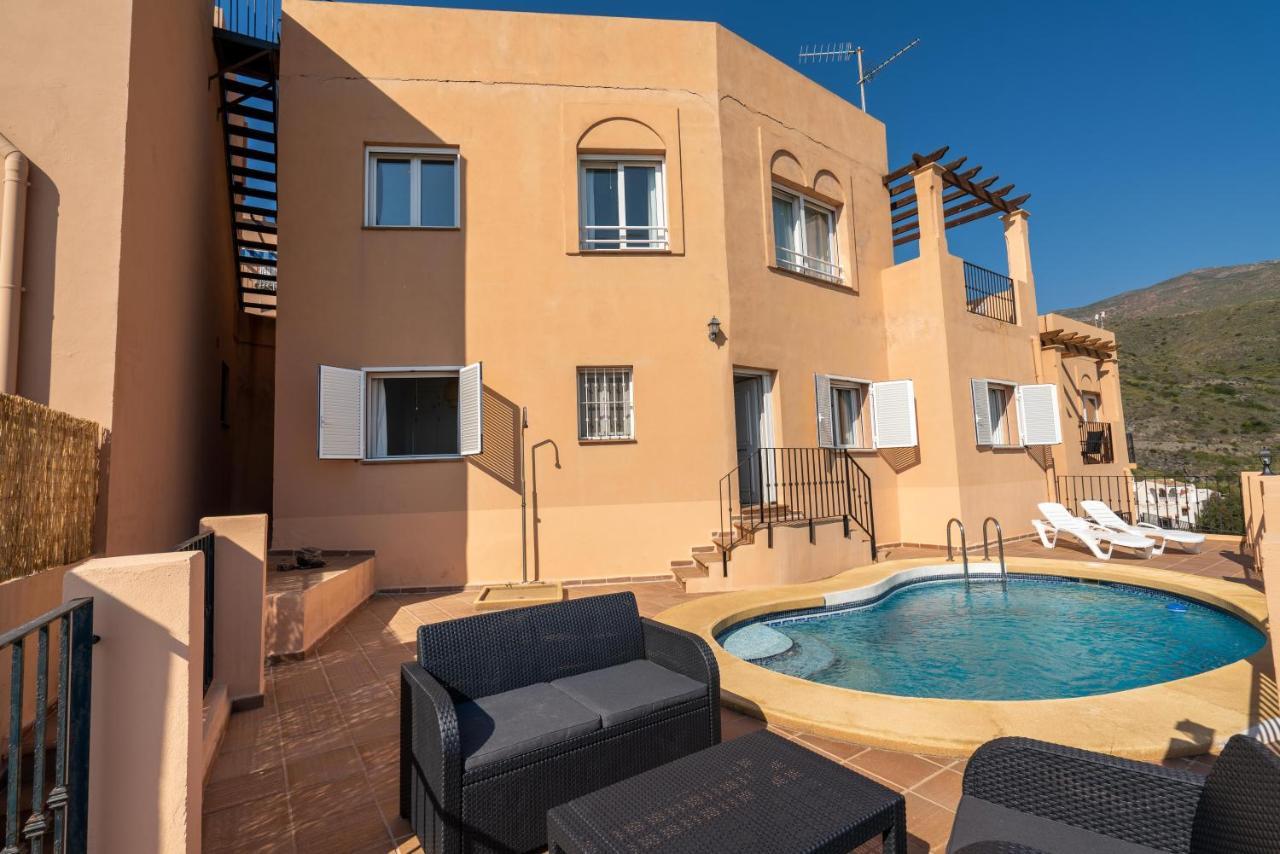 Chalet Con Vistas Al Mar Y Piscina Mojacar Exterior photo